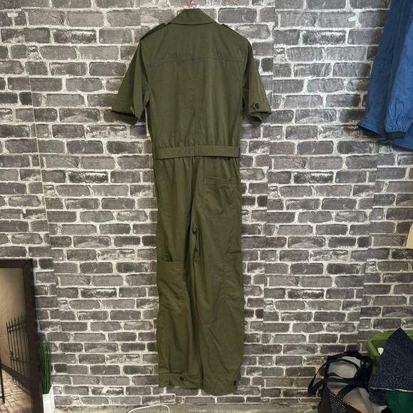 NWT Helmut Lang Khaki Utility Jumpsuit burnt olive - Picture 13 of 16